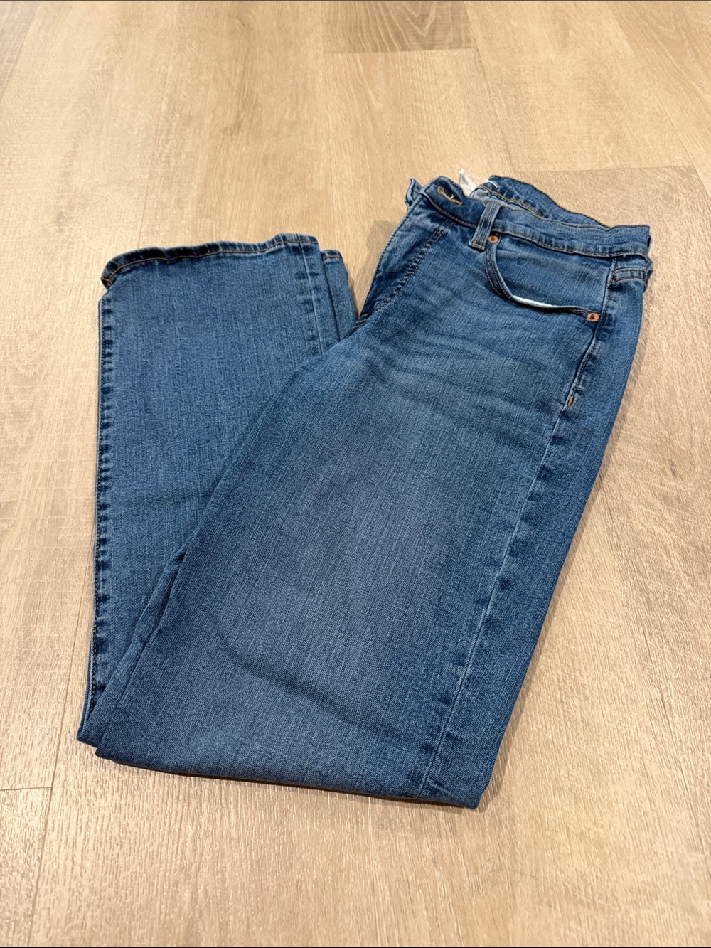 Maurices Women's Straight Leg Blue Denim Jeans